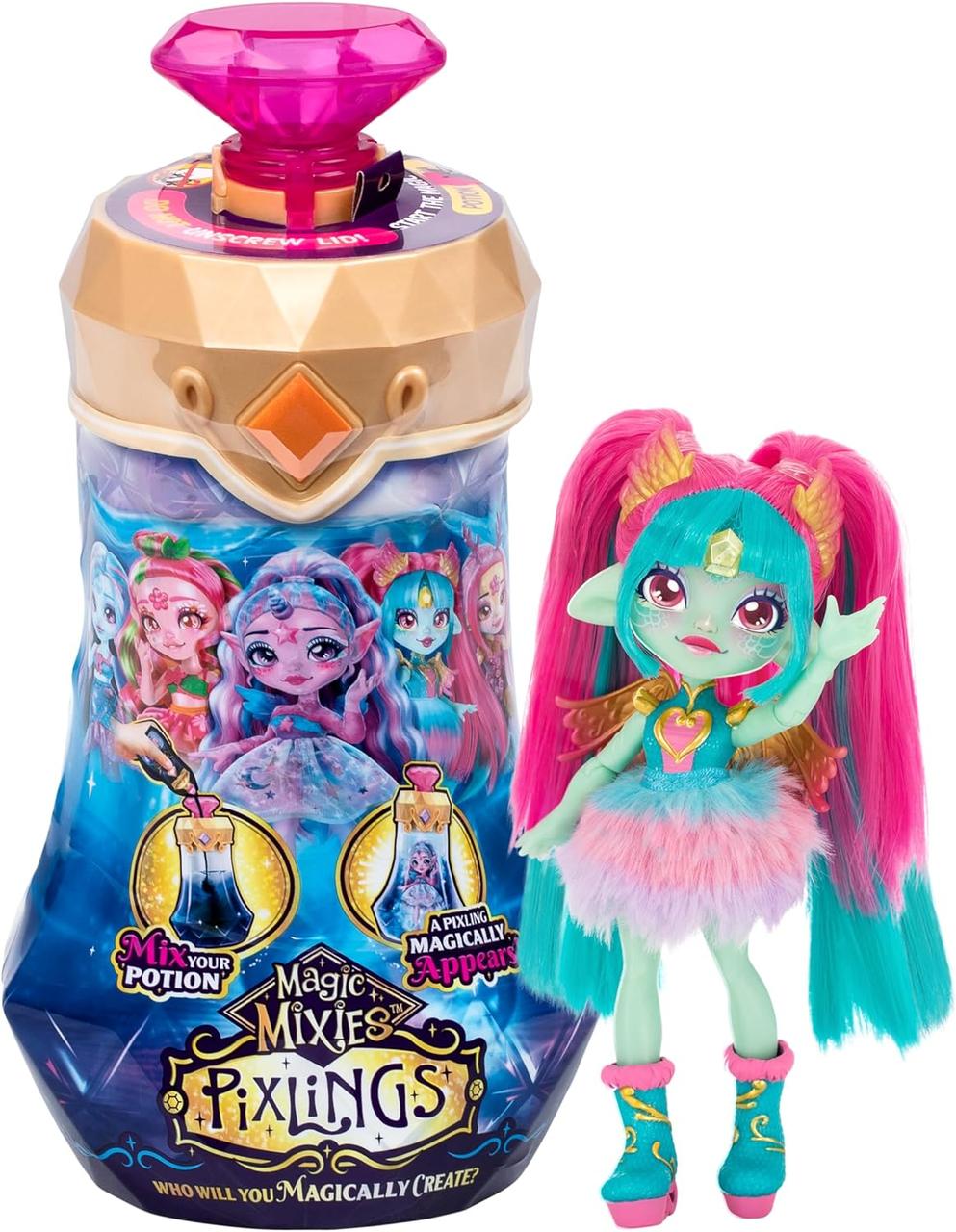 Лялька Сюрприз Пікслінг Дракон Ембер Magic Mixies Pixlings Amber The Dragon Pixling