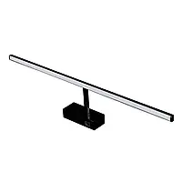 Світильник-підсвічування світлодіодне з кнопкою 12W Horoz Electric для дзеркал-картин 4200K чорний IP20 KANARIA-12