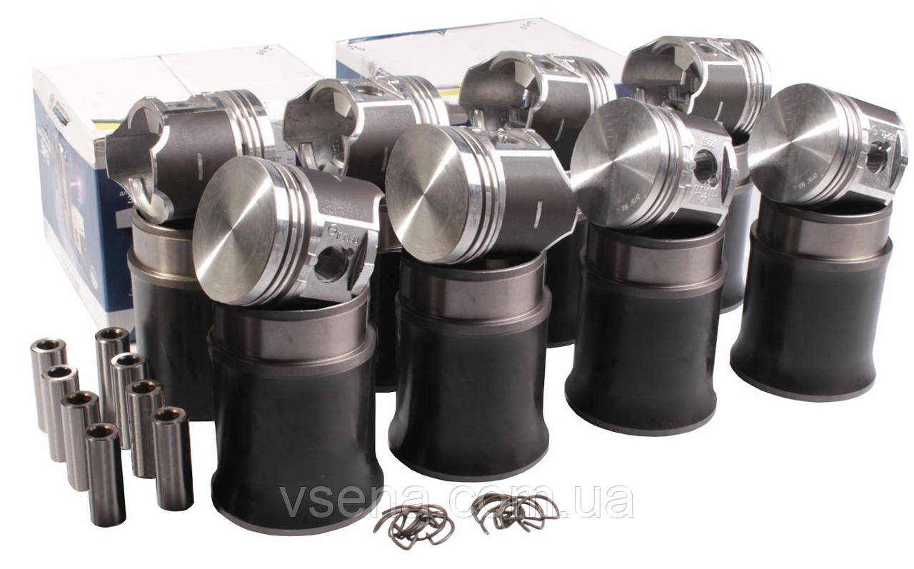 Поршнева ГАЗ 53, 3307 (гільзи + поршня + пальці + ст. кільця) (компл.8шт)