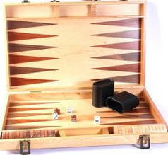 Настольная игра нарды изготовлены из тикового дерева Duke  AD1802-01