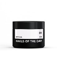 NAILSOFTHEDAY Bottle gel 01 – білий надміцний гель, 30 мл