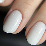 NAILSOFTHEDAY Bottle gel shimmer 01 – надміцний молочний гель зі срібним шимером, 10 мл, фото 4