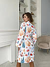 Халат натуральний махровий жіночий КАРИБИ COSY MSH01, фото 4
