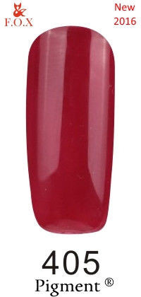 Гель-лак F. O. X. Pigment №405 темно -червоний емаль 6 ml