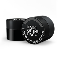 NAILSOFTHEDAY Liquid Acrygel clear — прозорий рідкий акригель нової формули для нігтів, 15 мл