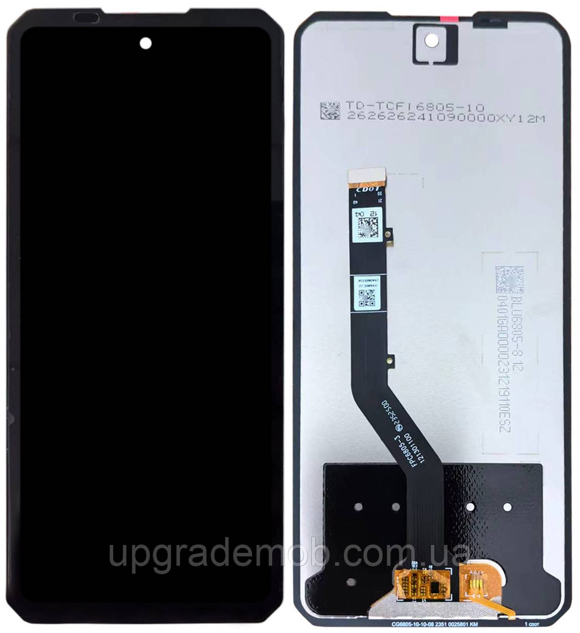 Дисплей модуль тачскрин Oukitel IIIF150 Air 1 Ultra/Ultra Plus черный ...