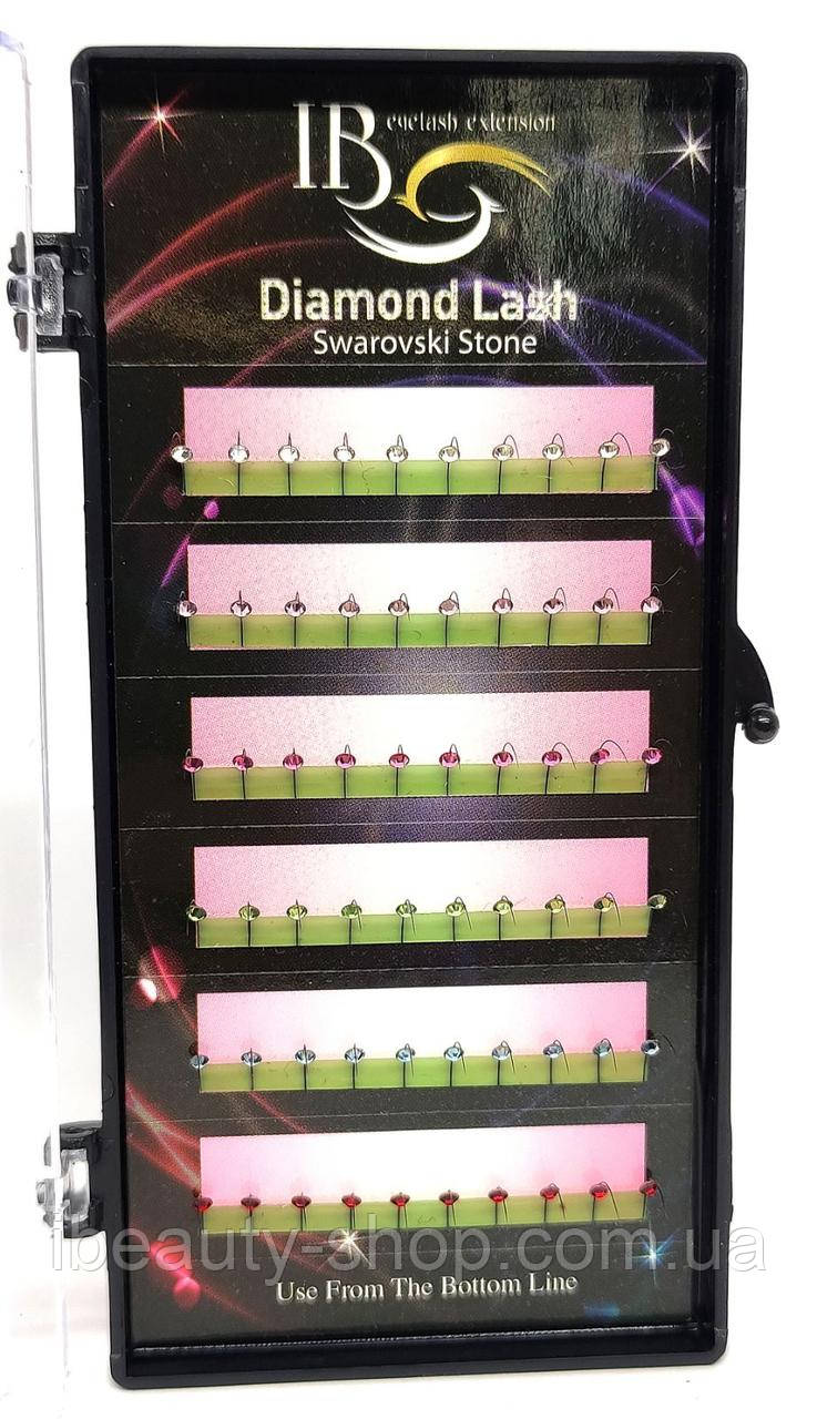 Вії I-BEAUTY зі стразами Swarovski, одинарні, фото 1