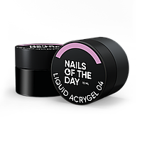NAILSOFTHEDAY Liquid Acrygel 04 — рожевий рідкий акригель нової формули для нігтів, 15 мл