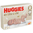 Підгузки дитячі Huggies Extra Care розмір 2 (3-6кг) Jumbo 58 шт, фото 3