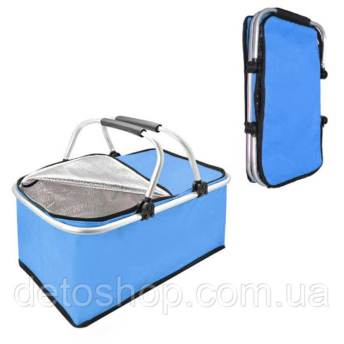 Термокошик L 48х27.5х24 см Stenson MH-3078 (blue) Блакитний