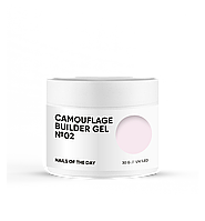 NAILSOFTHEDAY Camouflage builder gel 02 — ніжно–рожевий камуфлюючий будівельний гель для нігтів, 30 г