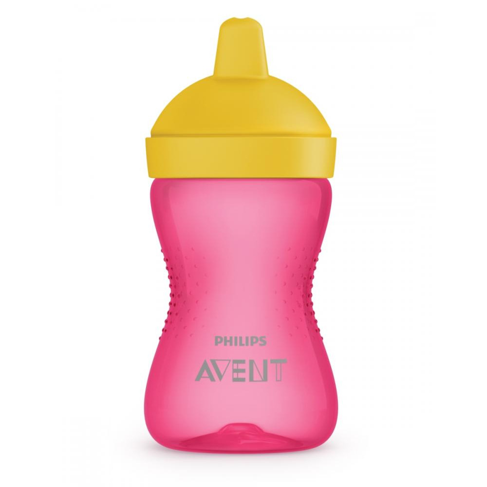 Чашка-непроливайка Philips Avent з твердим носиком з 18 міс 300 мл рожева (Авент) 804/04 (5590)