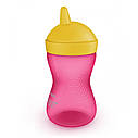 Чашка-непроливайка Philips Avent з твердим носиком з 18 міс 300 мл рожева (Авент) 804/04 (5590), фото 4
