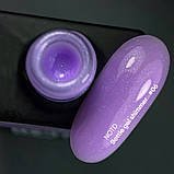 NAILSOFTHEDAY Bottle gel shimmer 06 – надміцний фіолетовий гель зі срібним шимером, 10 мл, фото 3