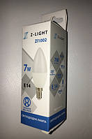 Светодиодная лампа Z- LIGHT ZL1002 7W С37 E14 4000K Код.58783