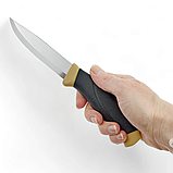 Ніж туристичний Morakniv Companion Desert нержавіюча сталь (13166), фото 5