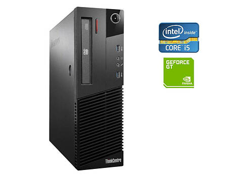 Комп'ютер Lenovo ThinkCentre M93p SFF/ Core i5-4590/ 8 GB RAM/ 500 GB HDD/ GeForce GT 620M 1GB, фото 1