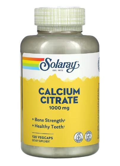Мінеральний комплекс Solaray® Calcium Citrate 1000mg 120 VegCaps