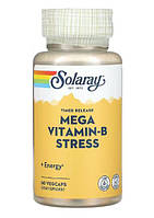 Мінеральний комплекс Solaray® Mega Vitamin B-Stress Timed-R  60 VegCaps