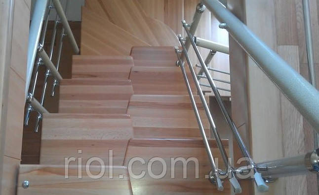 Лестница деревянная "Гусиный шаг" - фото 9 - id-p417728483