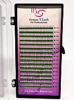 Вії I-BEAUTY тип "Y" мікс 9-13 мм