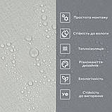 Самоклеюча вініловая плитка в рулоні 600х3000х2мм Сірий льон Мат SW-00002043, фото 5