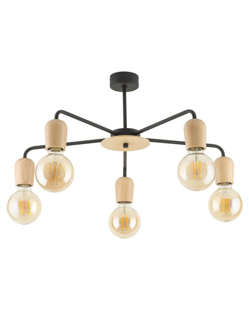 Люстра TK Lighting 4969 Miriam E27 5x15W IP20