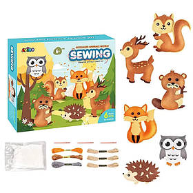 Набір для шиття Лісові тварини (6 шт) від Obetty (108-548)