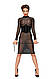 Сукня з мокрим ефектом Noir Handmade F182 Classic dress made of elastic tulle, XXL, фото 6
