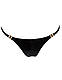 Трусики з мокрим ефектом Noir Handmade P008 Powerwetlook panty with gold clasp, XL, на застібках, фото 5