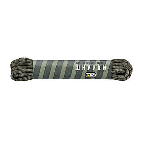 M-Tac шнурки OD Green Stripes тип.3 165 СМ