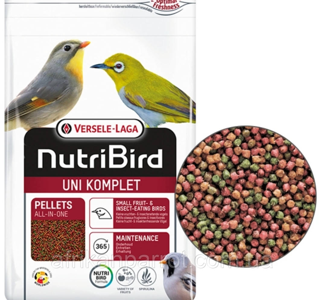 Versele-Laga NutriBird Uni Komplet корм для фрукто- та комахоїдних птахів невеликих видів