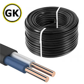 Кабель ВВГнг-П 2х2,5 Гал-Кат бухта 100 метрів