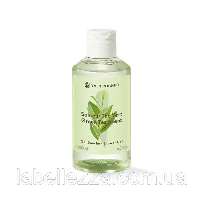 Парфумований Гель для душу Yves Rocher Зелений Чай 200мл