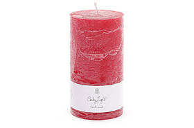 Декоративні свічки з парафіну 8*15 см Золотисто-рубіновий перелив 75 годин горіння