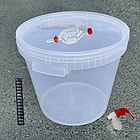 Бродильна ємність харчова 33 л. (прозора) комплектація MAX