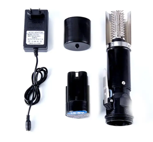 Скалер, Електрична рибочистка на акумуляторі, для чищення риби від луски, бездротова, чорна, фото 1