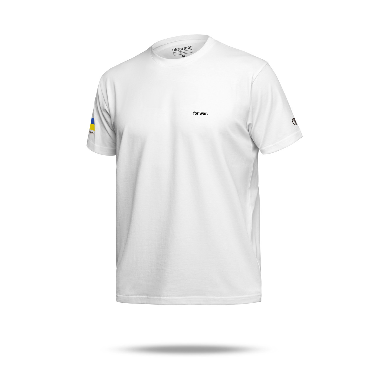 Футболка чоловіча For War. Cotton\Elastane. Білий колір. Розмір XL