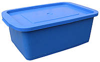 Ящик для пищевых продуктов пластиковый 10 литров цветной (Юнипласт) 44х28.5х16 см