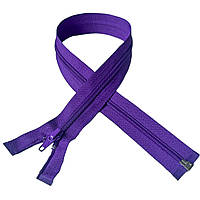 Блискавка (застібка-змійка) спіральна 53,5х3см фіолетова