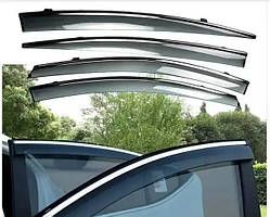 Дефлектори вікон Audi Q7 2016 - 2020 з хром  молдингом