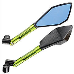 Дзеркала для мотоцикла Rizoma зелені