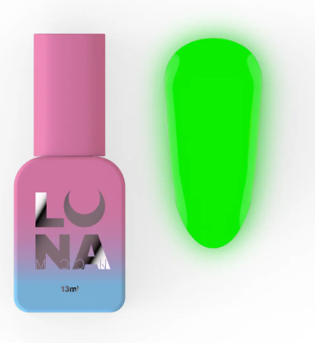Топ що світиться у темряві Luna Top Shine Dark Green 13 мл