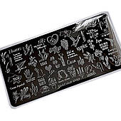 Пластина для стемпінга RichColor 102