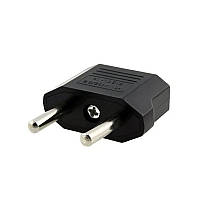 Адаптер, переходник с американской/китайской вилки на евро вилку (USA-EUR) 1шт