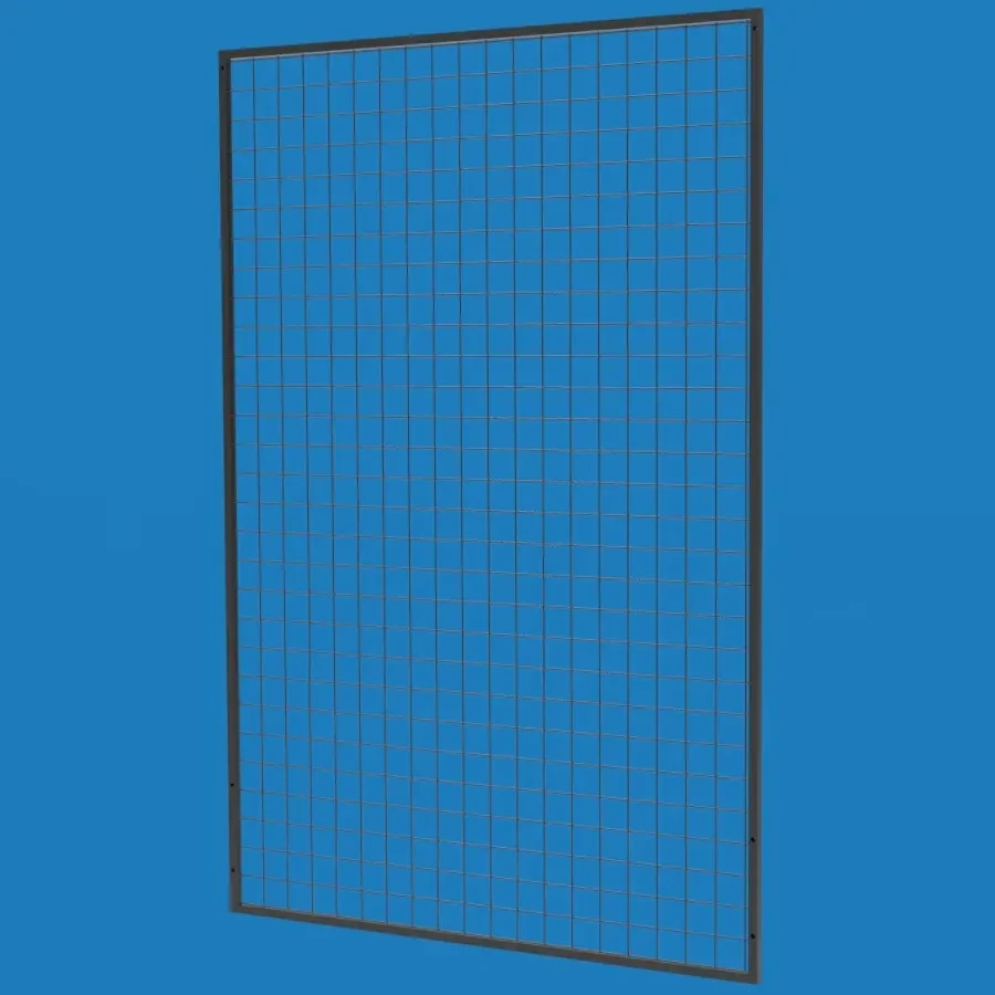 Сітка торгова в рамці 100х150 см, осередок 50мм, профіль 15 мм, чорна