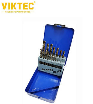 Набір свердел кобальтових 1-10 мм 19ед.