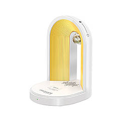 Нічник Promate Globe-Qi з бездротовою зарядкою і Bluetooth колонкою LED White (globe-qi)