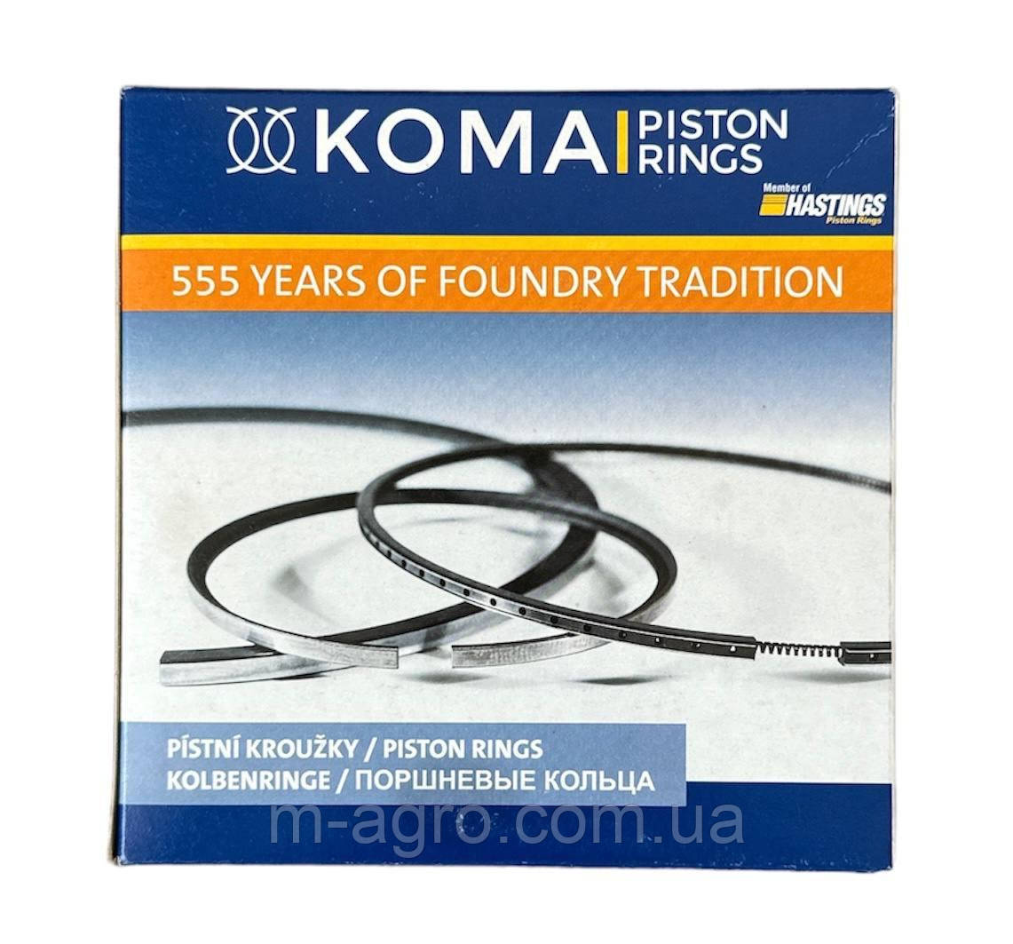 Кільця поршневі МТЗ ЮМЗ (Д-240, Д-65) (4к) (вир-во KOMA, Bazuluk) (240-1004060-A), фото 1