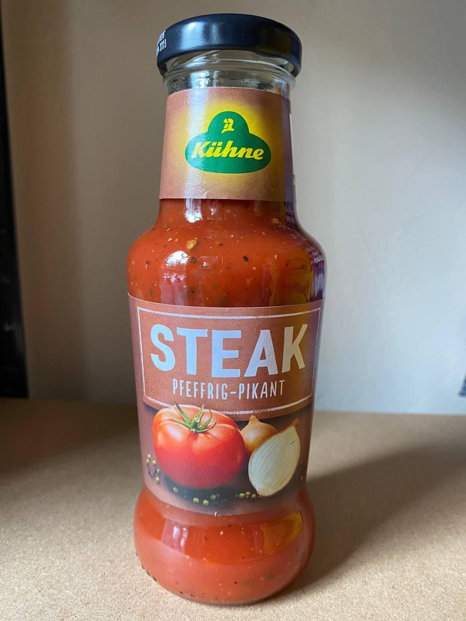 Соус пікантний для стейків Kuhne Steak 250мл. Німеччина